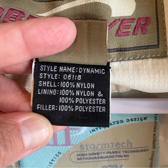 Obermeyer two-tone Dynamic ski/winter jacket Baby Blue - Picture 9 of 16